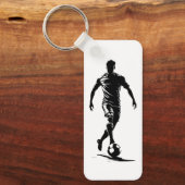 Voetbalman met bal sleutelhanger (Voorkant)