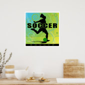voetbalmeiden1 poster (Keuken)