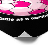 Voetbalmeisje Definitie Poster (Hoek)