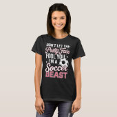 Voetbalmeisje Definitie T-shirt (Voorkant volledig)