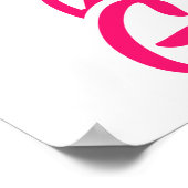 Voetbalmeisje Poster (Hoek)