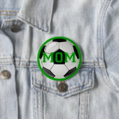 Voetbalmoeder Aangepaste Kleuren Ronde Button 7,6 Cm (In situ)