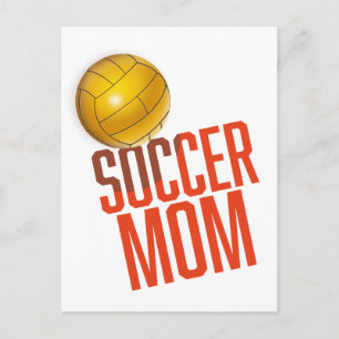 Voetbalmoeder Briefkaart