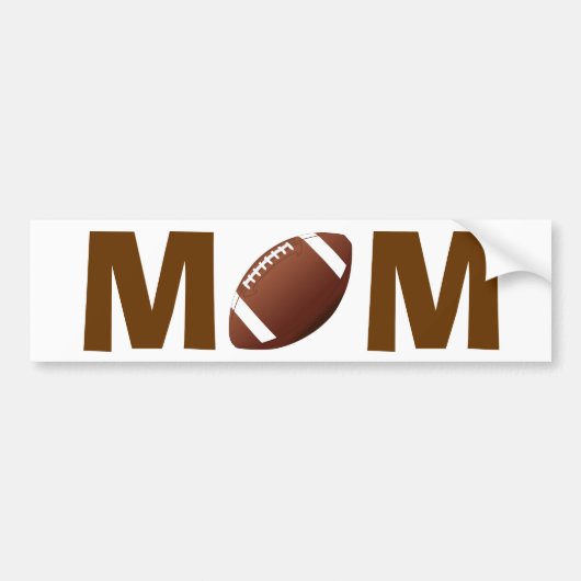 Voetbalmoeder bumpersticker (Voorkant)