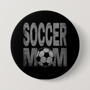 VOETBALMOEDER CADO RONDE BUTTON 7,6 CM