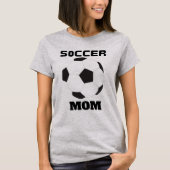 Voetbalmoeder Fan T-Shirt (Voorkant)