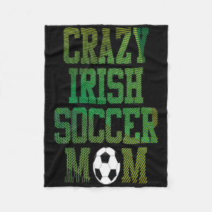 Voetbalmoeder grappig T-shirt Dames novelty shirt Fleece Deken