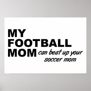 Voetbalmoeder Grappige Poster