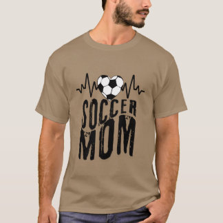 Voetbalmoeder Grappige Sportmoeder familie vriend T-shirt