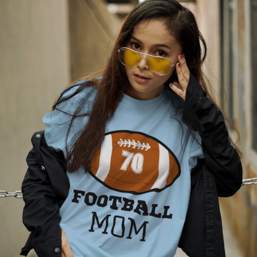 Voetbalmoeder Jersey Nummer T-shirt