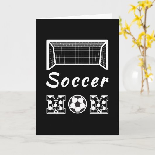 Voetbalmoeder Kaart (Gele Bloem)