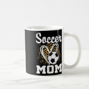 Voetbalmoeder Luipaard Hart Koffiemok
