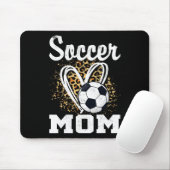Voetbalmoeder Luipaard Hart Muismat (Met muis)