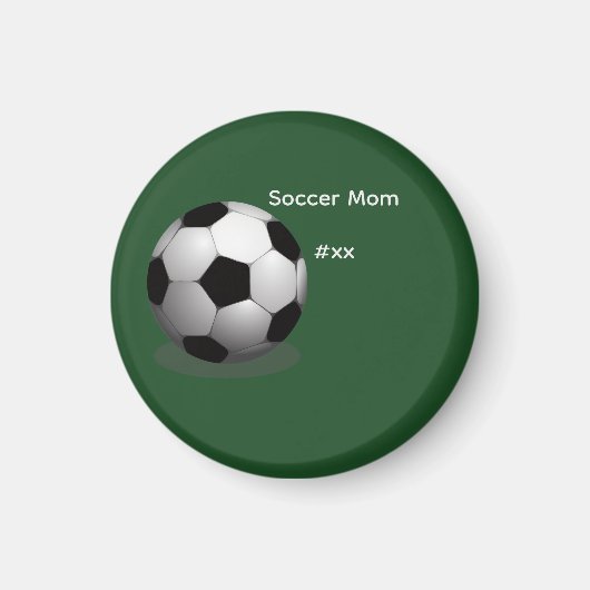 Voetbalmoeder magneet (Voorkant)