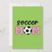 Voetbalmoeder Moederdag Feestdagenkaart (Voorkant)