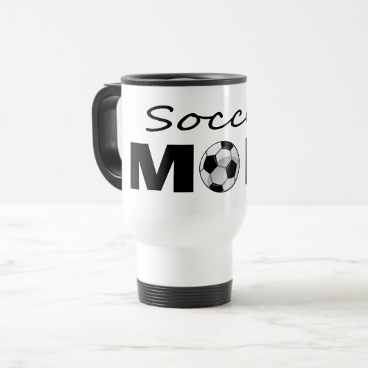 Voetbalmoeder Reisbeker (Voorkant links)