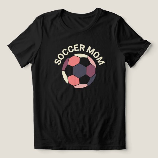 Voetbalmoeder | Retro Stijl Tri-Blend Shirt (Design voorkant)