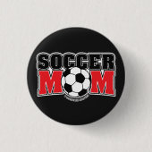Voetbalmoeder Ronde Button 3,2 Cm (Voorkant)