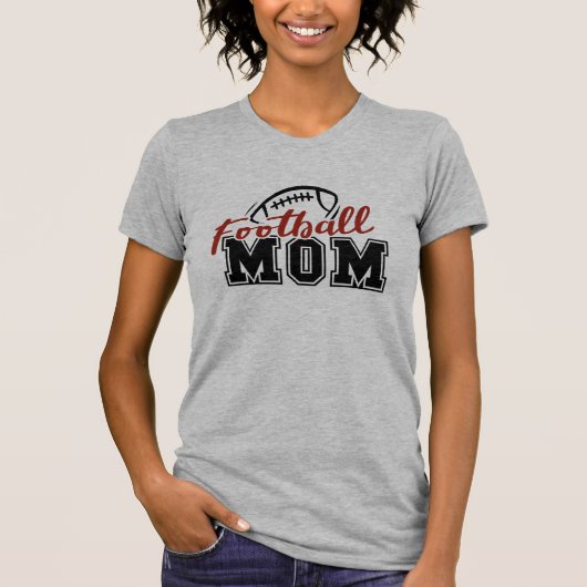 Voetbalmoeder & Sport. T-Shirt (Voorkant)