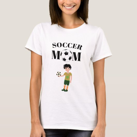 Voetbalmoeder T-shirt (Voorkant)