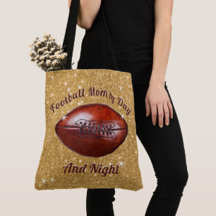 Voetbalmoeder tas, Voetbalmoeder overdag en 's nac Tote Bag