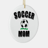 Voetbalmoeder Tekening En Tekst Keramisch Ornament (Rechts)
