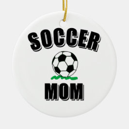 Voetbalmoeder Tekening En Tekst Keramisch Ornament