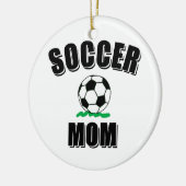 Voetbalmoeder Tekening En Tekst Keramisch Ornament (Links)