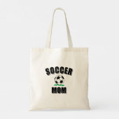 Voetbalmoeder Tekening en Tekst Tote Bag (Achterkant)