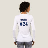 Voetbalmoeder Tri-Blend Shirt (Achterkant)
