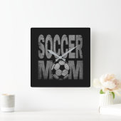 VOETBALMOEDER  VIERKANTE KLOK (Huis)