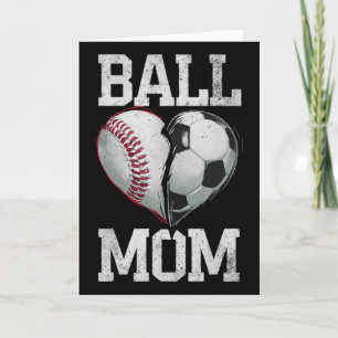 Voetbalmoeder Voetbal Sport Spel Dag Supporter Kaart