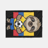 Voetbalmoeder Voetbalspeler Speldag Moederdag Fleece Deken (Voorkant (Horizontaal))
