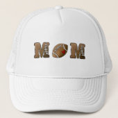 Voetbalmoederhart trucker pet (Voorkant)