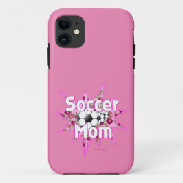 Voetbalmoederrozen Case-Mate iPhone Case