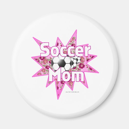 Voetbalmoederrozen Magneet (Voorkant)