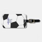 Voetbalnaam en Bagagelabel van Monogram (Voorkant horizontaal)