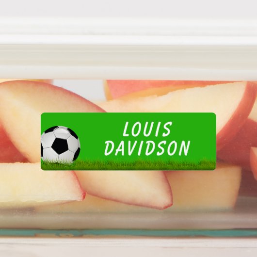 Voetbalnaam Kind Labels (Aangebracht)