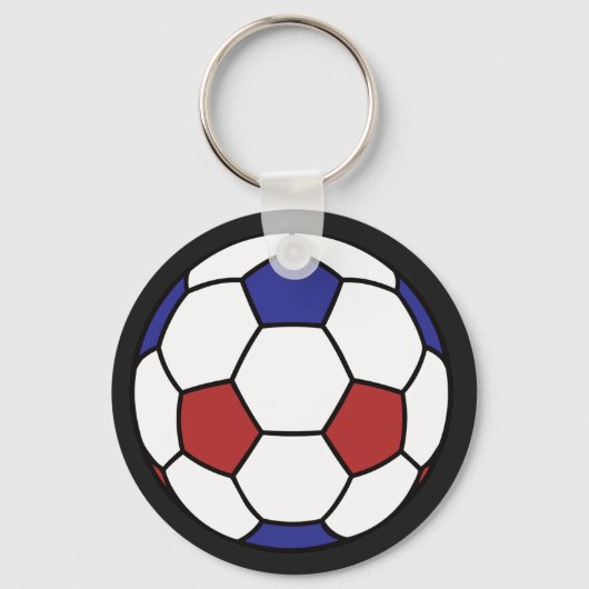 Voetbalnaam voor mannen sleutelhanger (Voorkant)
