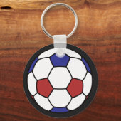 Voetbalnaam voor mannen sleutelhanger (Voorkant)