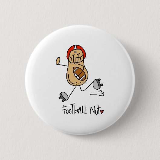 Voetbalnoot Ronde Button 5,7 Cm (Voorkant)