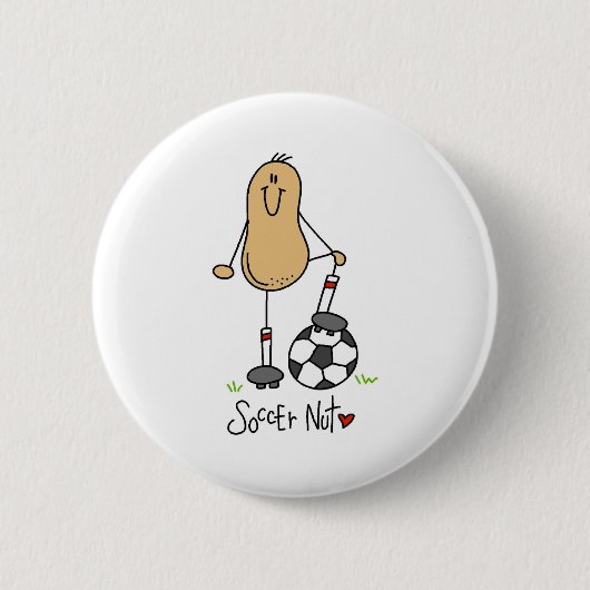 Voetbalnoot Ronde Button 5,7 Cm (Voorkant)