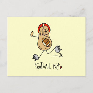 Voetbalnoot T-shirts en cadeaus Briefkaart