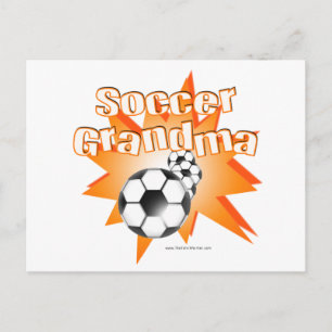 Voetbaloma Briefkaart