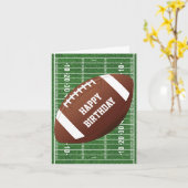 Voetbalontwerp wenskaart kaart (Gele Bloem)