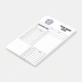Voetbalopstellingkaarten Post-it® Notes (Schuin)