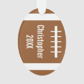 Voetbalornament Ornament (voorkant)