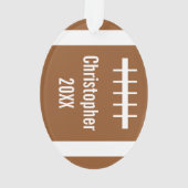 Voetbalornament Ornament (achterkant)