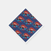 Voetbalpapier servet (Hoek)