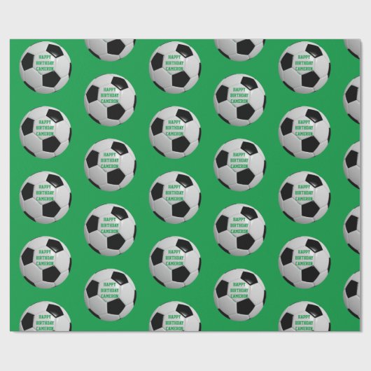 Voetbalpapier voor persoonlijk opvulpapier van het cadeaupapier (Vlak)